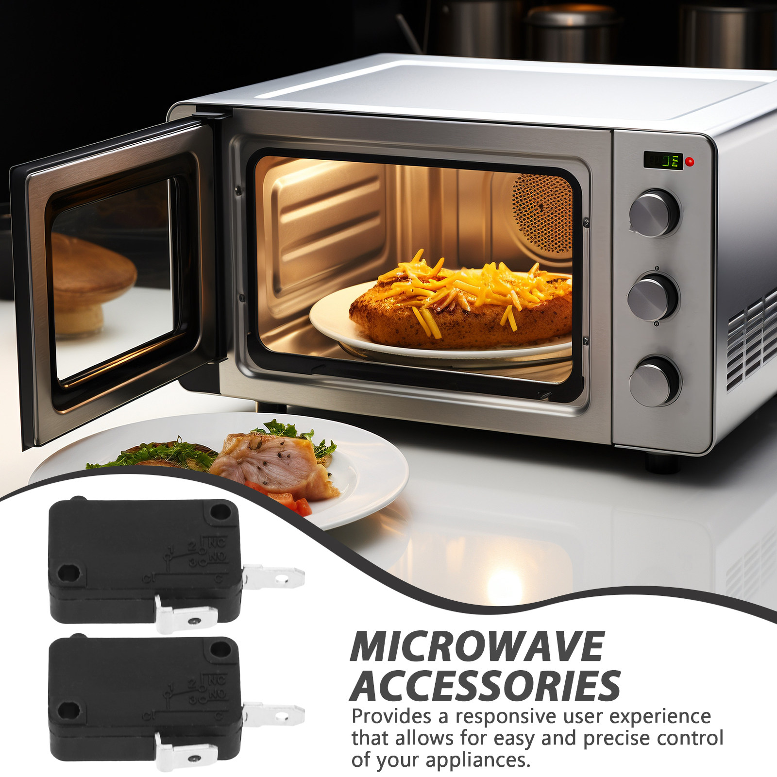 Microwave Oven - 2 шт. микропереключателей с 2 контактами,