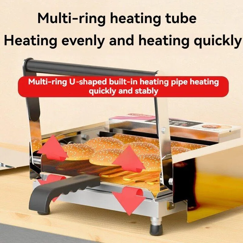 Toaster - Коммерческий двухслойный автоматический гриль для бургеров,