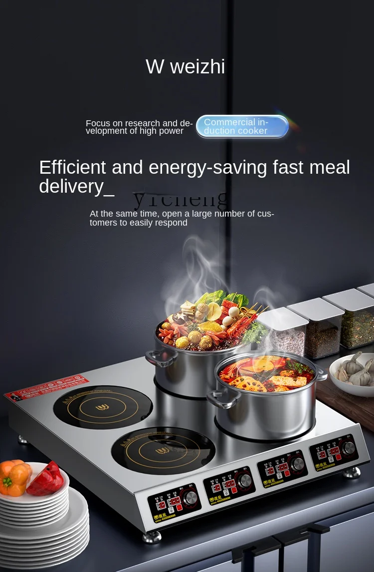 Induction Cooker - Коммерческая индукционная плита с несколькими конфорками,