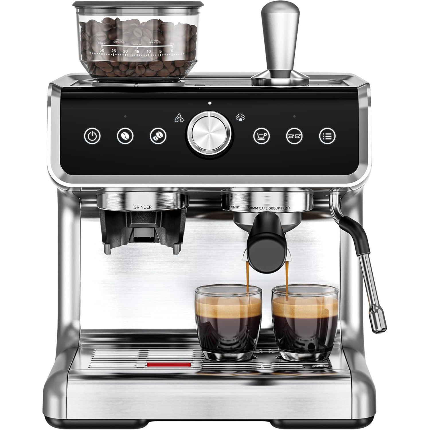Coffee Maker - Электрическая кофемашина EUHOMY с кофемолкой, 20