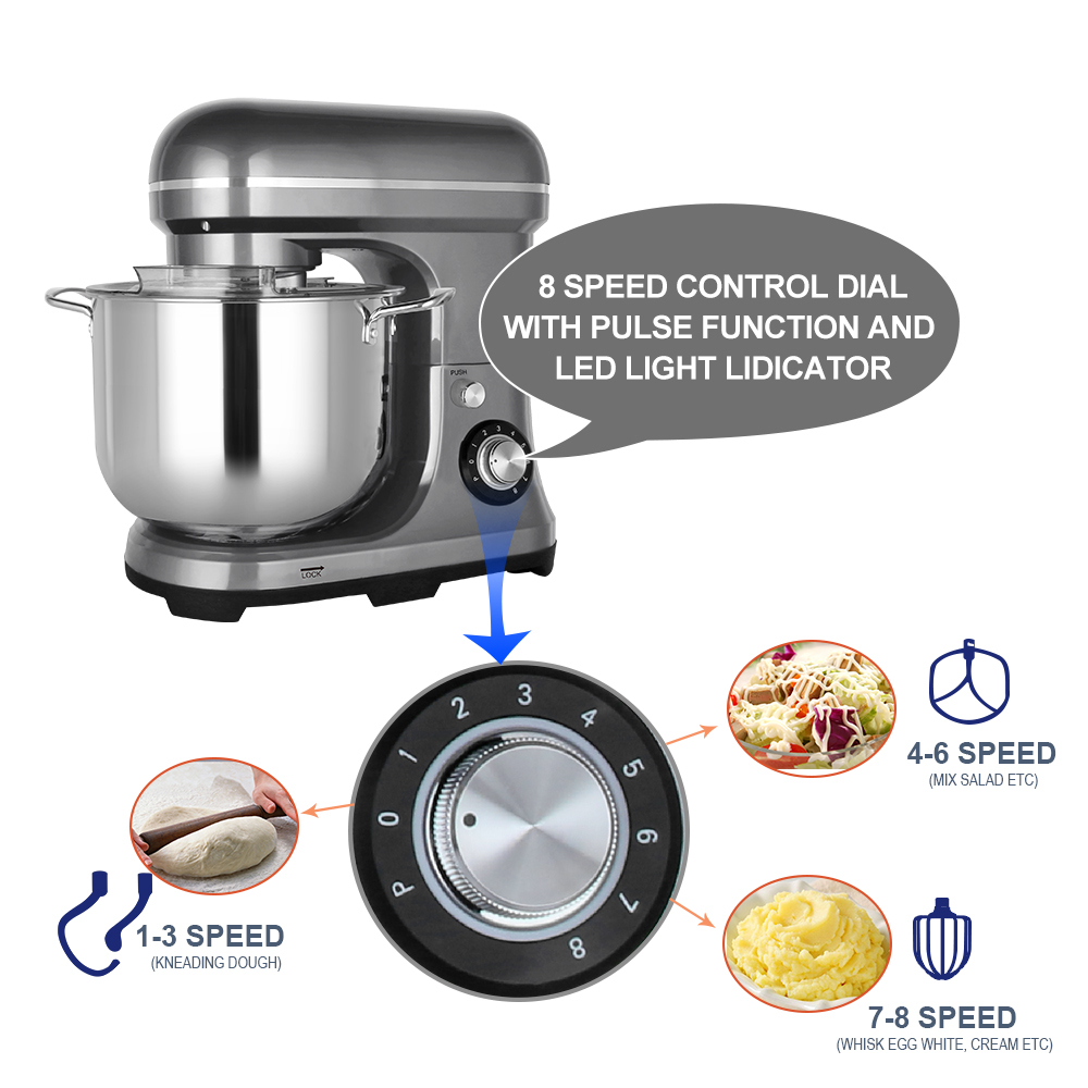 Новый литой миксер OEM 11л, ми – обзор и цена Stand Mixer