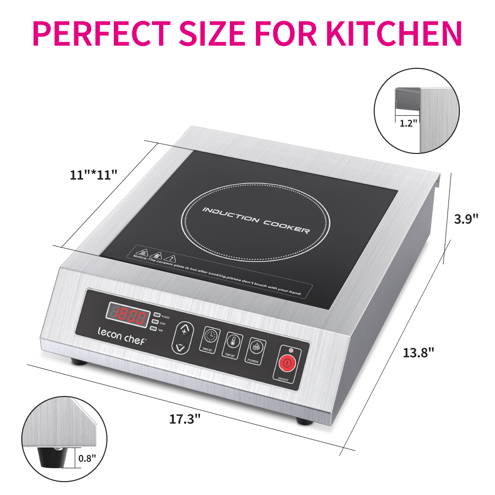 Индукционная плита Lecon Chef  – обзор и цена Induction Cooktop Portable