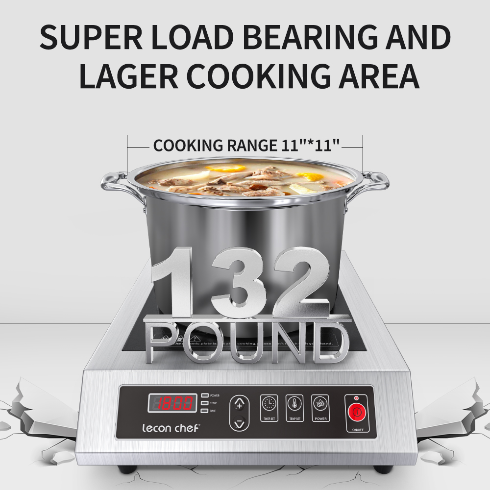 Индукционная плита Lecon Chef  – обзор и цена Induction Cooktop Portable