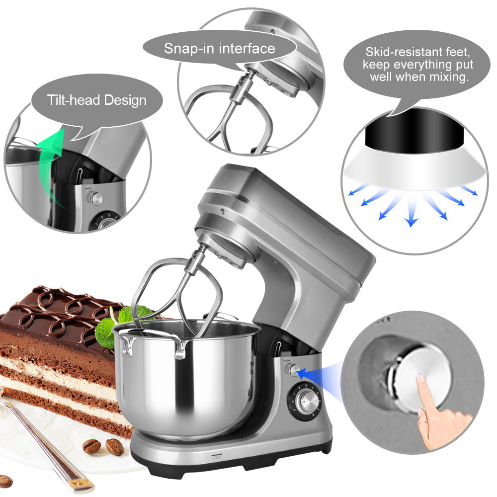Готовый к отправке, 2000 Вт, 1 – обзор и цена Stand Mixer