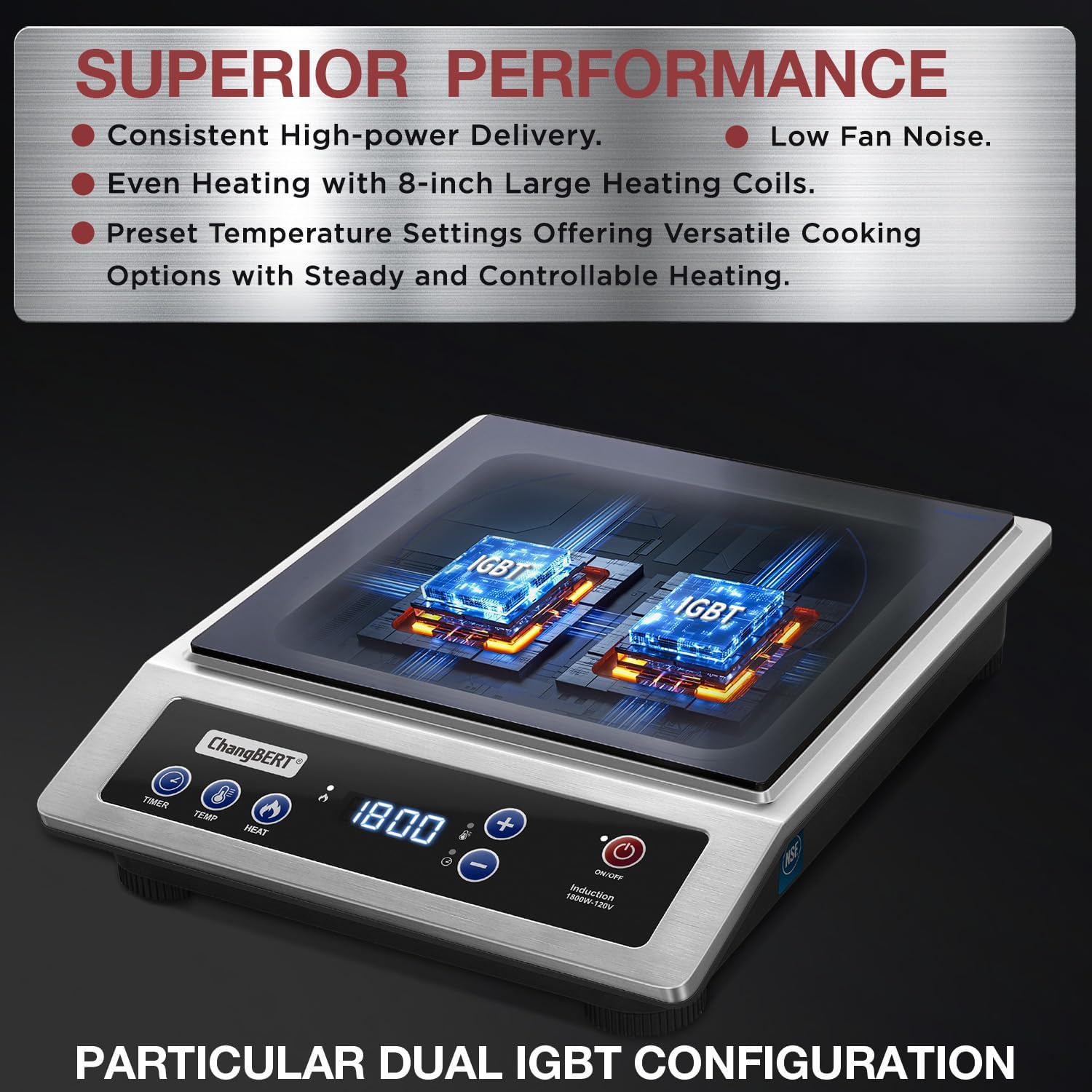 Индукционная варочная панель,  – обзор и цена Induction Cooktop Portable
